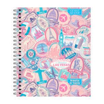 Caderno Memórias de Viagens Larissa Manoela Espiral 80 Fls
