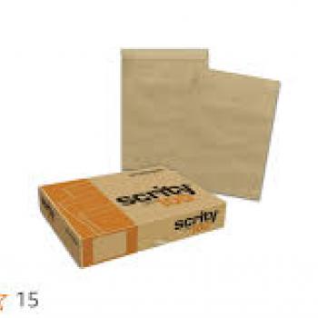 Envelope Saco 110x170 80g Kraft Natural SKN017 Scrity - Caixa com 250 Unidades