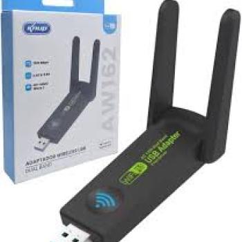 Adaptador Wifi & Bluetooth com 2 Antenas 5g 180M - Átomo