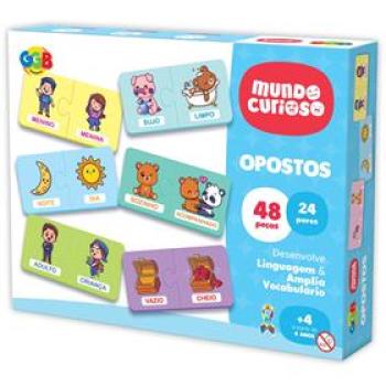 Brinquedo Pedagógico Opostos 48 peças - GGB Plast