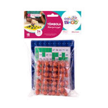 Tômbola com 24 Cartelas  Coloridas