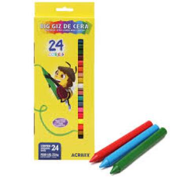 Big Giz de Cera 24 Cores  - Acrilex