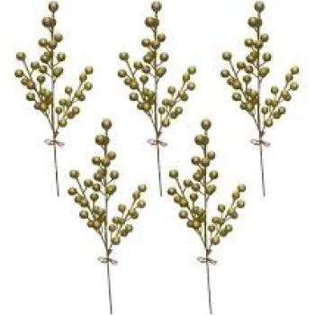 Pick Natalino 15cm 10 Peças Azevinhos