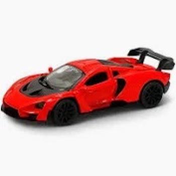 Carrinho de Fricção Corrida  Pull Back Color