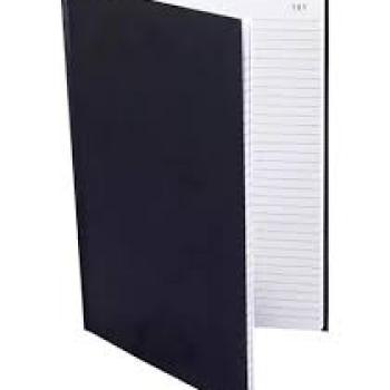 Caderno Preto  50 fls Numeradas C.D Pepper 200x298mm - Tilibra