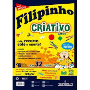 Papel Criativo 08 Cores A3 120G Colors Cards 01778 - Filiperson