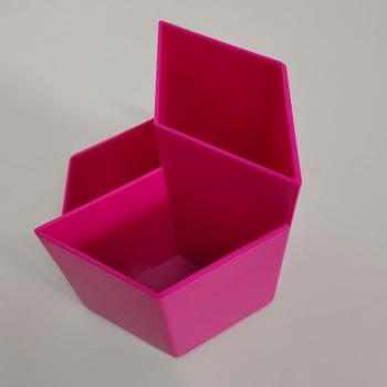 Organizador de Mesa 11,8x11,8x11,3cm Divisória Neon Win Paper