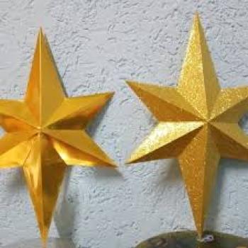 Ponteira de Estrela 4,5cm X4,5cm com 6 Unidades