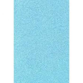 Placa de Eva com Glitter 60X40 Azul Neon 2mm - Make+