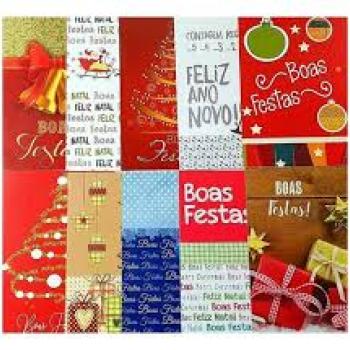 Cartão Comemorativo de Natal Diversos 10x15cm - Diz Tudo