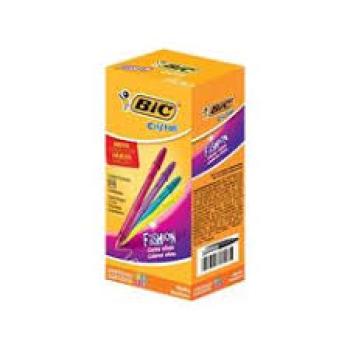 Caneta Esferografica 1.2  Cristal Fashion Cores Sortidas Valor por Unidade