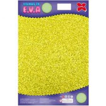 Placa de Eva 60x40 com Glitter Neon Amarelo - Make+ - Valor por Unidade