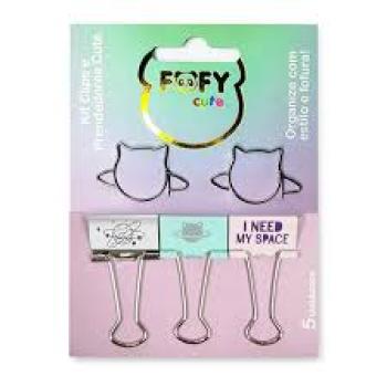 Kit Office Clips/Prendedores - Fofy