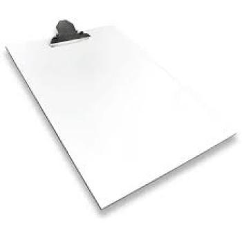 Prancheta A4 Duratex OF/A4 MDF Branca com Prender color