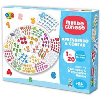Brinquedo Pedagógico Aprendendo a Contar de 1 a 20 - GGB