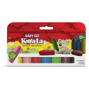 Gizão de Cera Jumbo  15 Cores Super Gizão Koala Delta