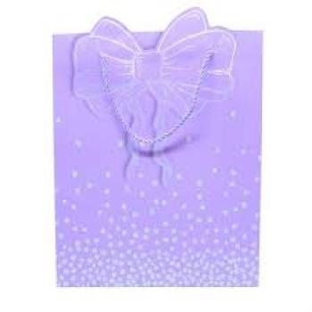 Sacola Presente 26X10X32 Laço LilasES - Make+