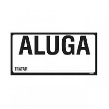 Cartaz de Aluga-se 315x155mm - Kaz - Valor por unidade