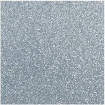 Placa de Eva com Glitter 60X40 Prata - Kaz