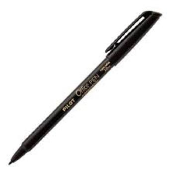 Caneta Hidrografica Office Pen 2.0 mm Preta  Pilot**