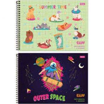 Caderno de Cartografia e Desenho summer timeA4 80 Fls Sortidas  Foroni