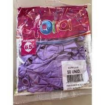Balões Folia  6.5 Cor Lilas