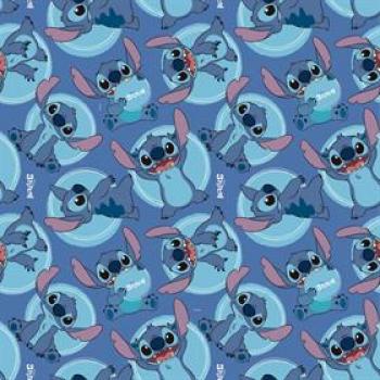 Saco para Presente Metalizado 25 cm x 37 cm Stitch - Cromus - Valor da Unidade