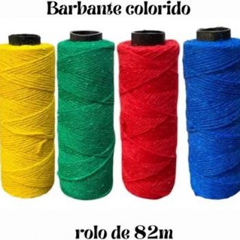 Barbante de Algodão Colorido 82 Metros
