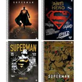 Caderno Universitário CD B/A 80F Superman - Animativa