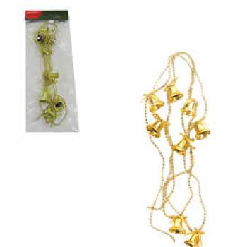 Cordão Bolinha com 8 Sinos com 1,8 Metros - Natal