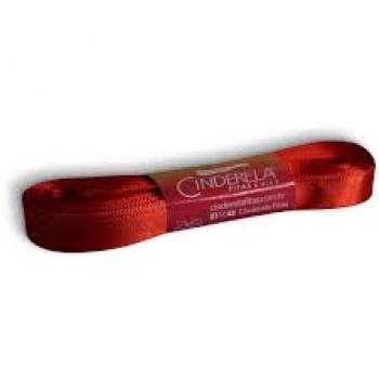 Fita de Cetim Tecida 10mx10mm Vermelho Paixão- Cinderela*