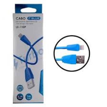 Cabo de Dados Lightning USB Compatível Iphone e IPad IOS - LE 110p