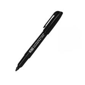 Pincel Marcador Permanente Preto 2.0mm Kaz