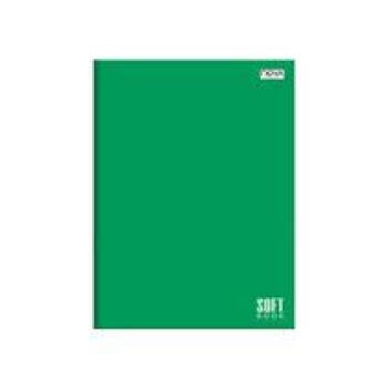Caderno Brochura 1/4 Capa dura, 96 fls KBOM! Verde  - Animativa