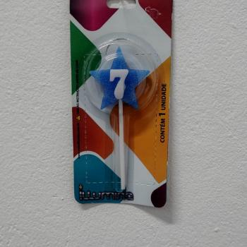 Vela Estrela Azul nr 7 Illumina