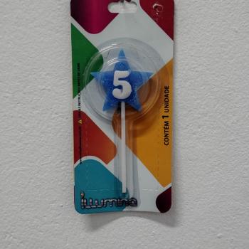 Vela Estrela Azul nr 05 Illumina