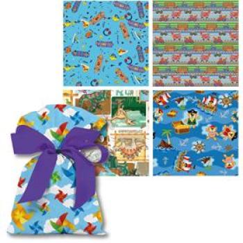 Saco Metalizado para Presente 43x59 Infantil Masculino Metalizado - Gala  - Valor por Unidade