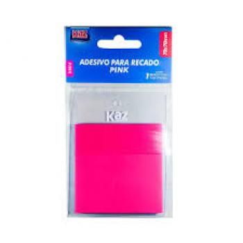Adesivo para Recado Pink 70x70 com 50 fls - Kaz