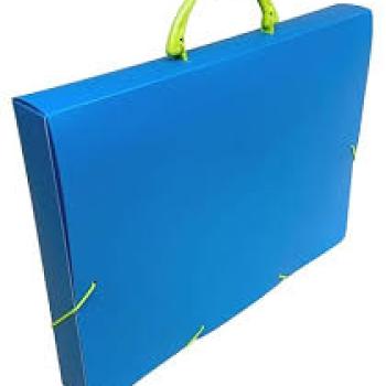 Maleta Poliondas Azul 4cm  Medidas 280x45x380mm - Kaz