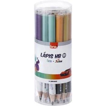 Lapis Preto Triangular Big HB Xtreme e Sea 4mm BRW - Valor por Unidade**