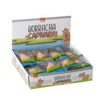Borracha Decorada Capivara 3 Modelos (Sortido) - BRW