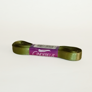 Fita de Cetim Tecida 10mx10mm Verde Militar - Cinderela*
