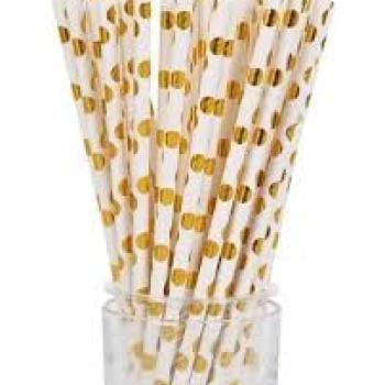 Canudo de Papel Bolas Sortidas - Yins
