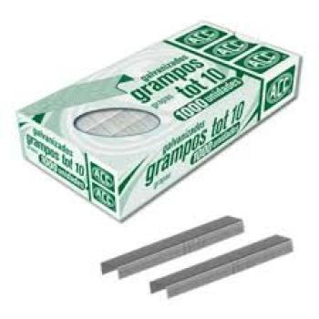 Grampo para Grampeador Galvanizado com 1000 Unidades -Grapas Tot 10- Acc