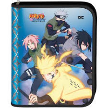 Fichário Universitário 4 Argolas com Ziper 49 Fls Naruto Shippuden