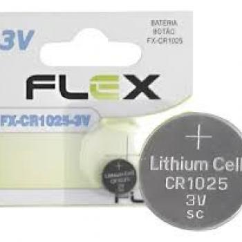 Bateria FX-CR1025 3 V Flex - Valor por Unidade