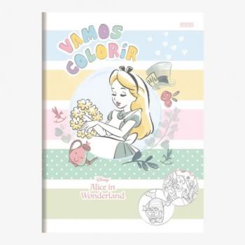 Caderno Para Colorir Alice in Wonderland - Animativa