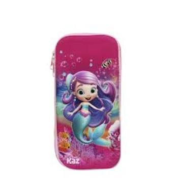 Estojo Escolar Feminino 3D Sereia 24 CM