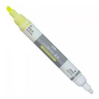 Caneta Marca Texto Cis Lumini Ex Apagavel 2 Pontas  - Amarelo - Cis