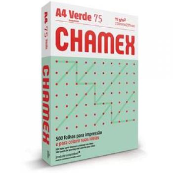 Papel Sulfite A4 Colorido Chamex 75 g Verde - Chamex